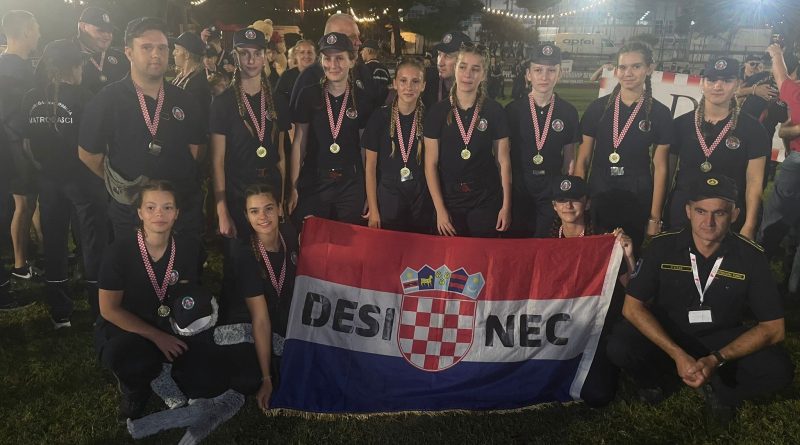 Izvrstan rezultat naše ekipe ženske mladeži na 16. Državnom natjecanju vatrogasne mladeži u Makarskoj!